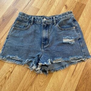 NWOT Momokrom denim shorts